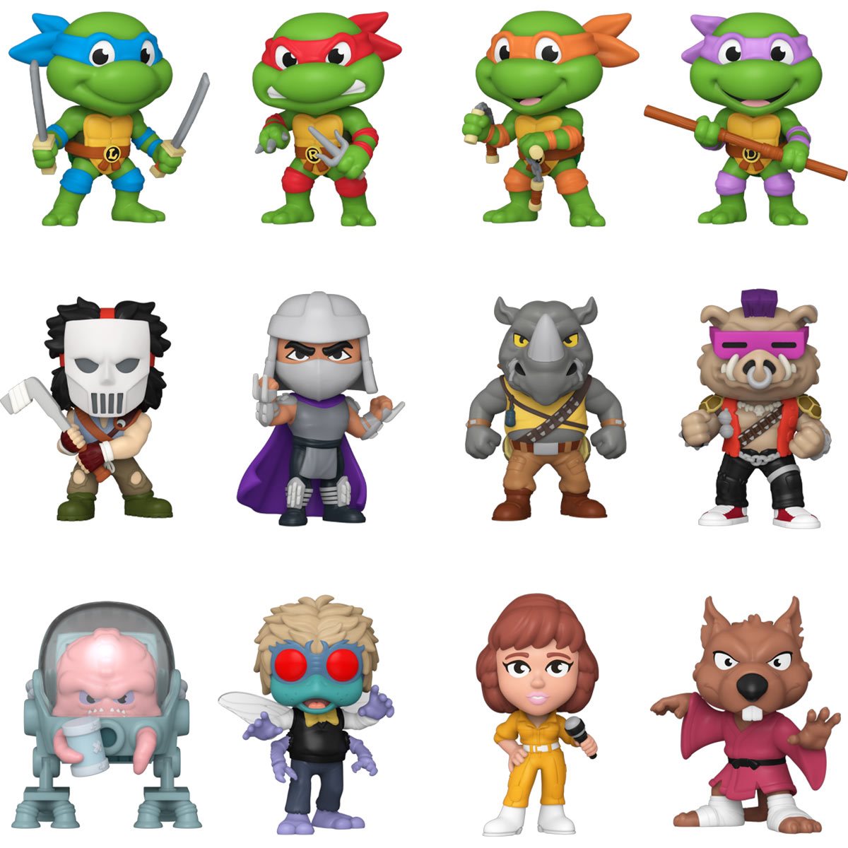 Teenage Mutant Ninja Turtles Mystery Minis Display Case of 12
