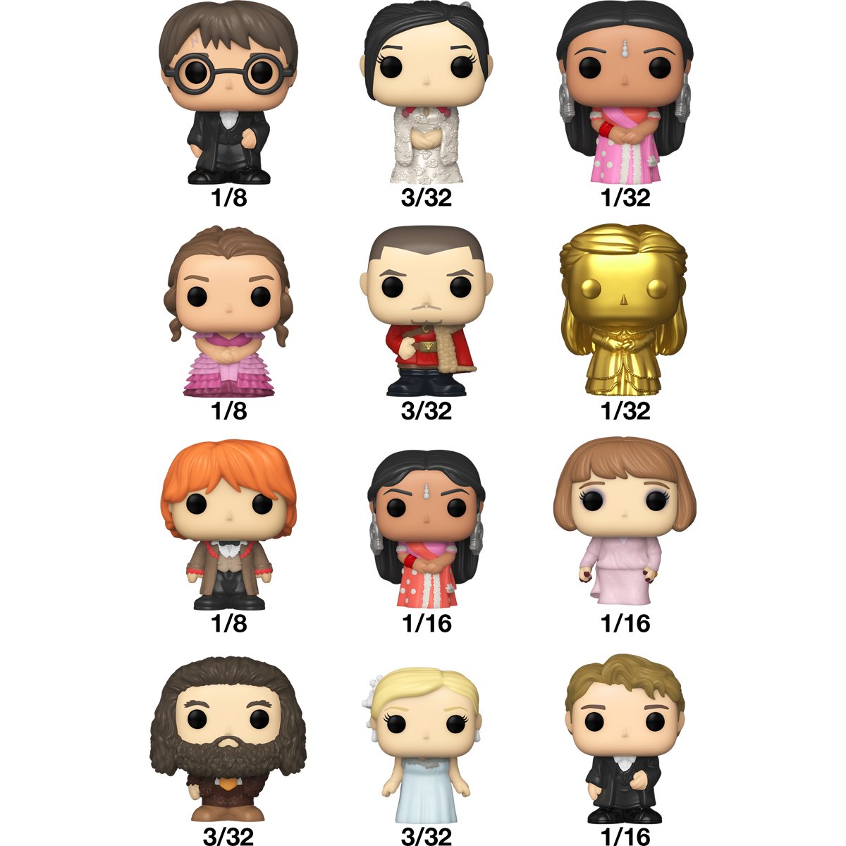 Harry Potter and the Goblet of Fire Funko Bitty Pop! Singles Wave 2 Display Case of 32