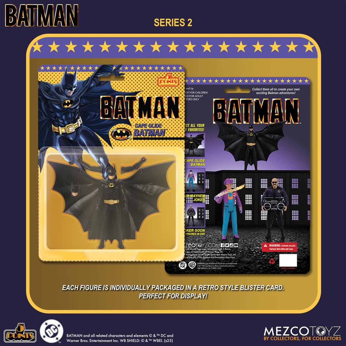 Batman 1989 5 Points Series 2 Action Figure Set of 3