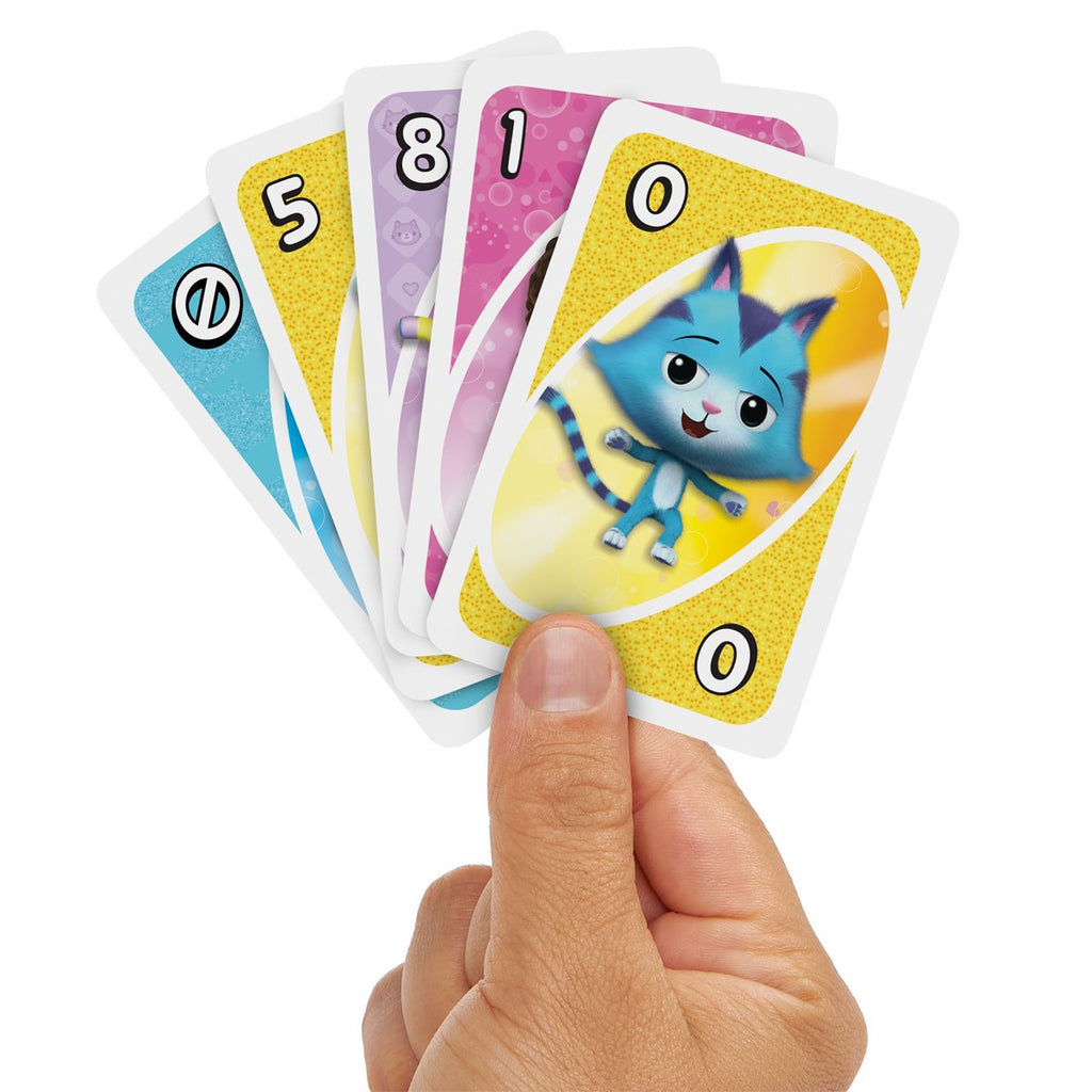 Junior Gabby's Dollhouse UNO Card Game