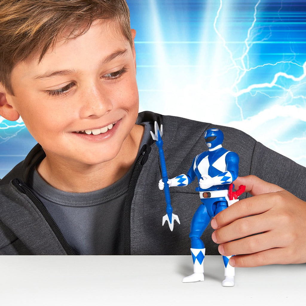 Mighty Morphin Power Rangers: Re-Ignition Auto Morphin Blue Ranger Action Figure