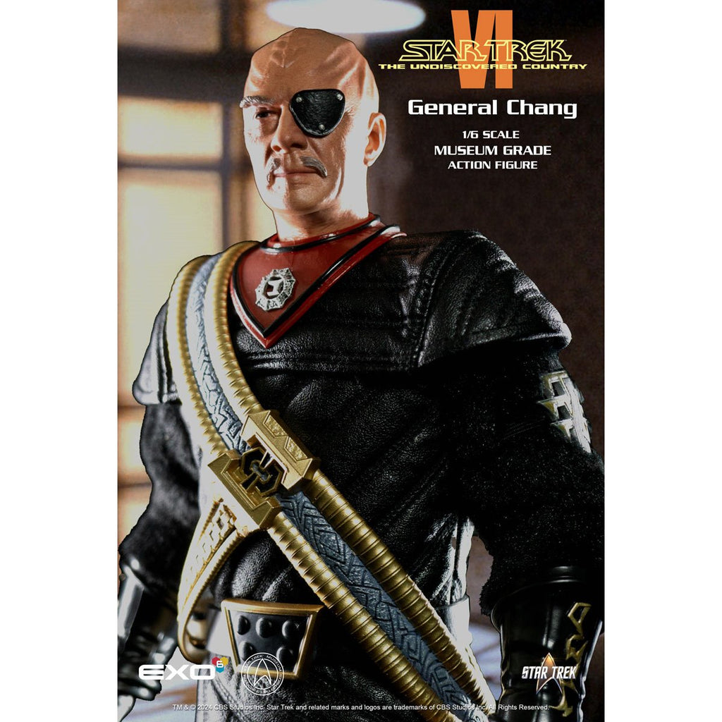 Star Trek VI: The Undiscovered Country General Chang  1:6 Scale Action Figure