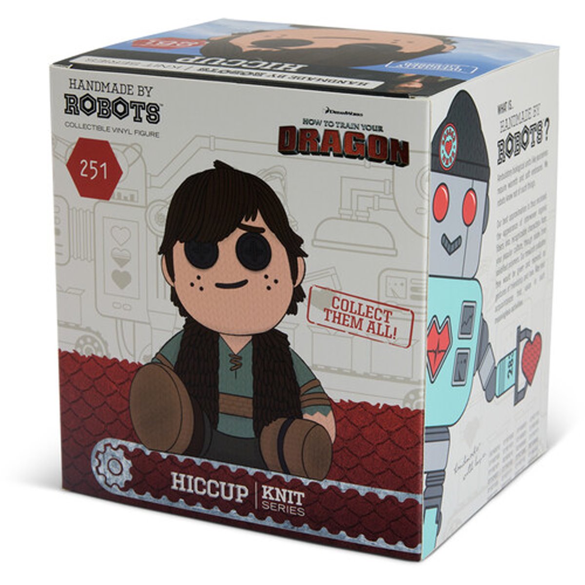 How to Train Your Dragon Hiccup #251 Handmade By Robots Vinyl Figure