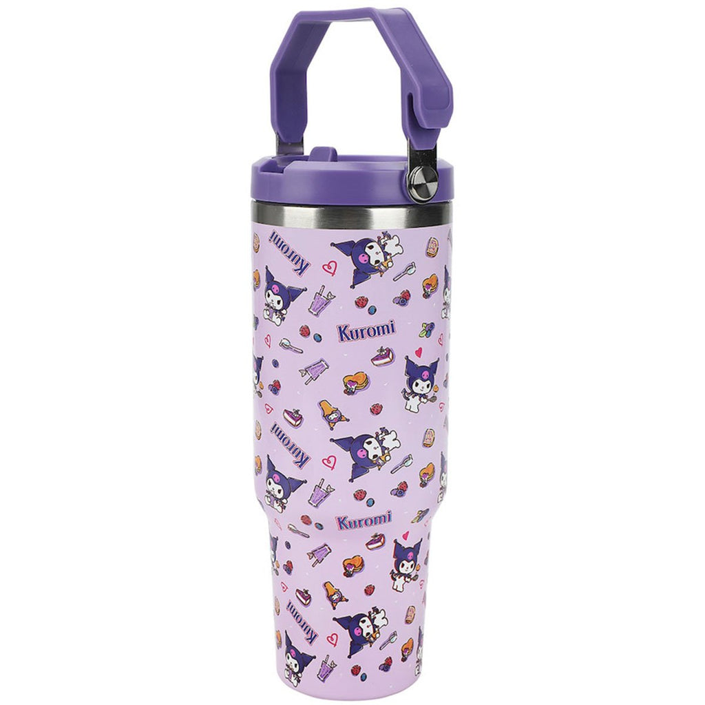 Kuromi All Over Print 40 oz. Stainless Steel Tumbler with Handle