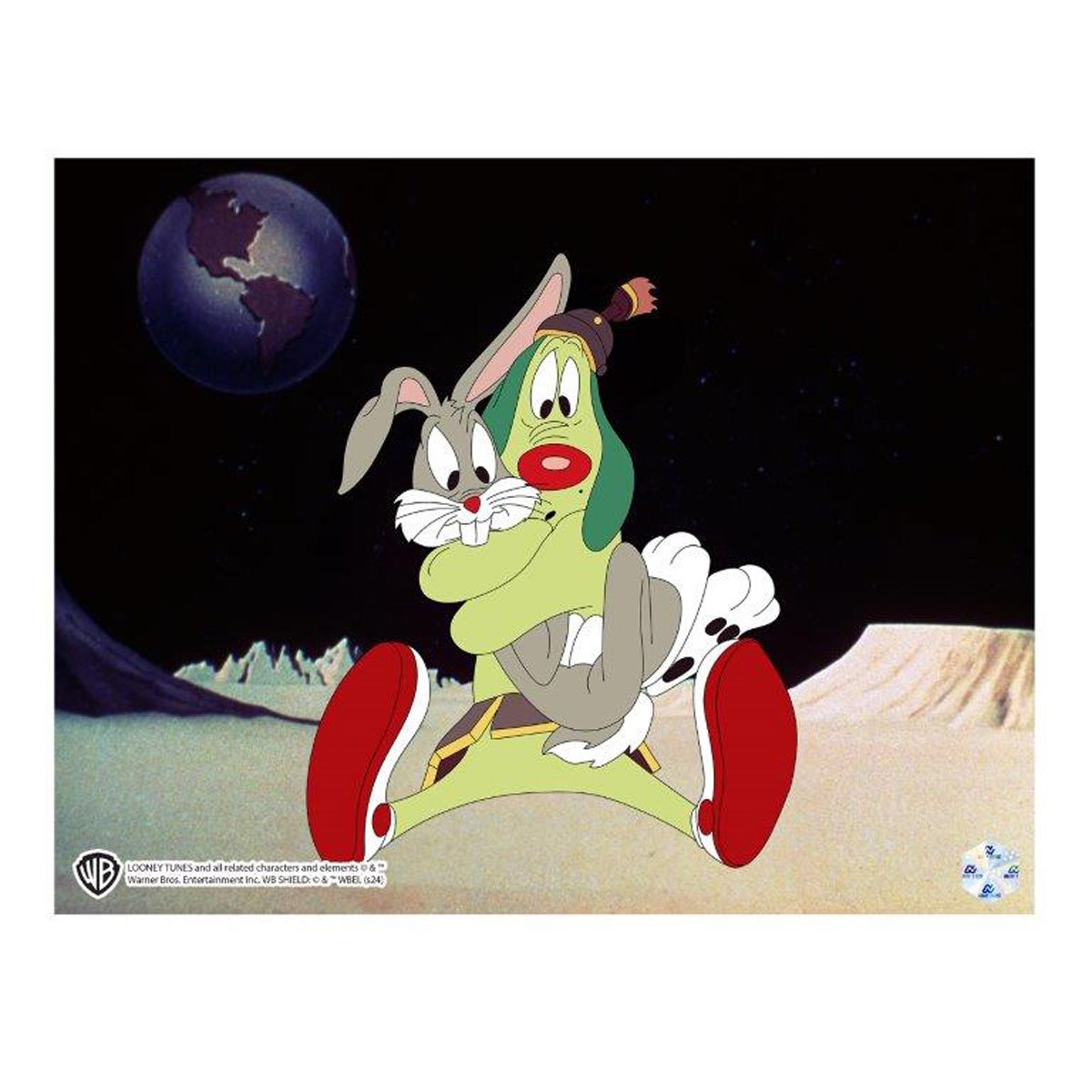 Looney Tunes Haredevil Hare #1007 Animation Cel Framed Art Print