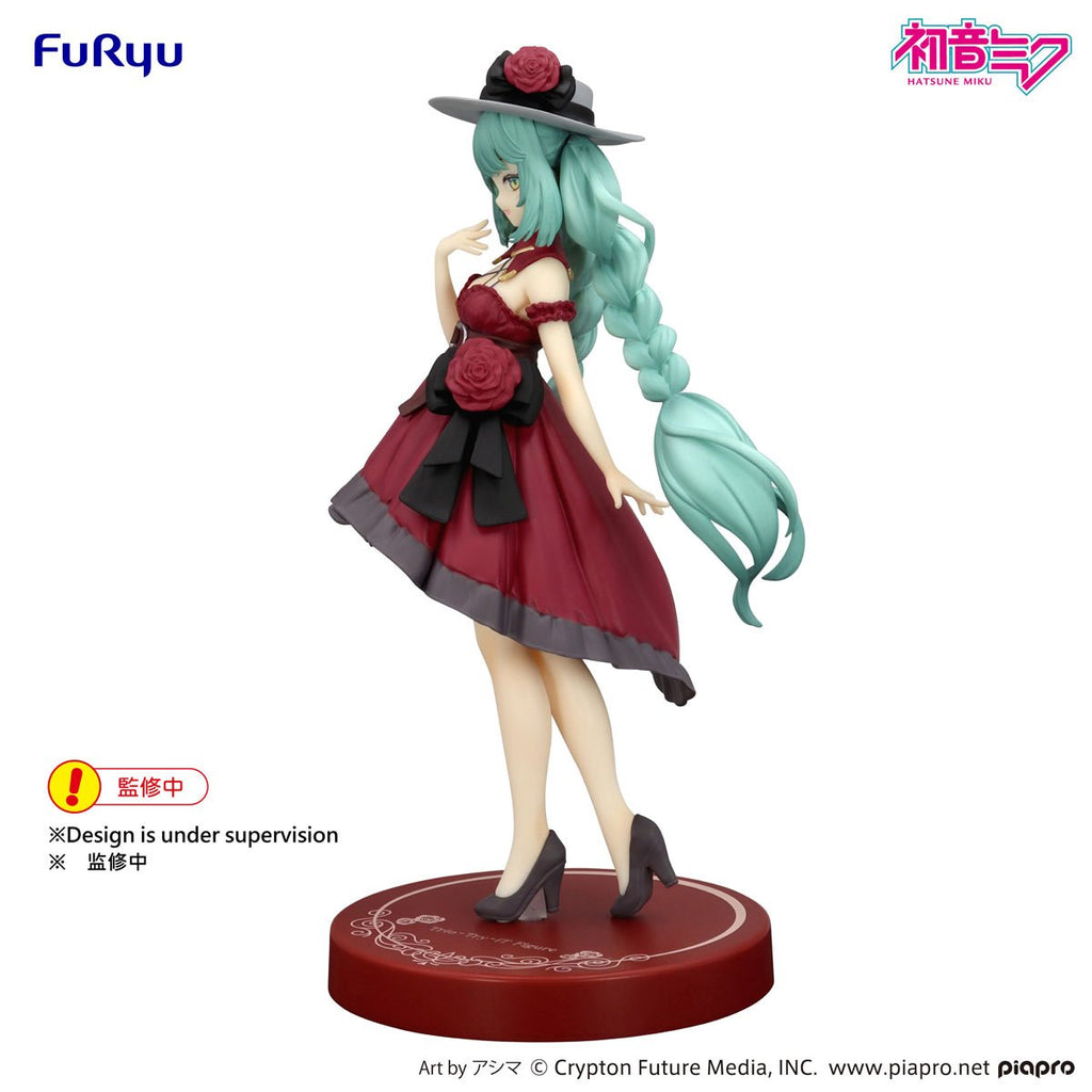 Vocaloid Hatsune Miku Outing Dress Red Color Version Trio-Try-iT Statue
