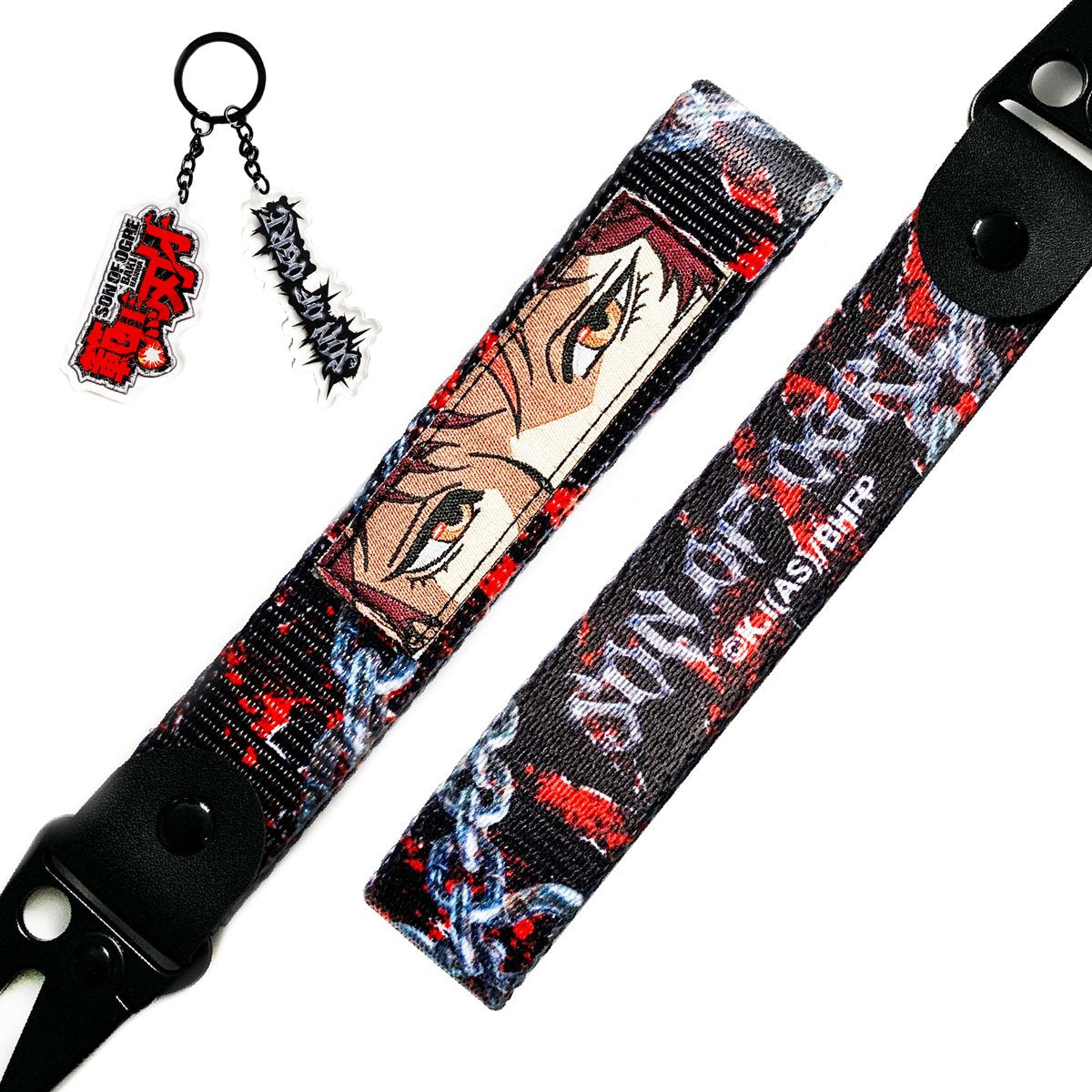 Baki the Grappler Baki Hanma Keystrap