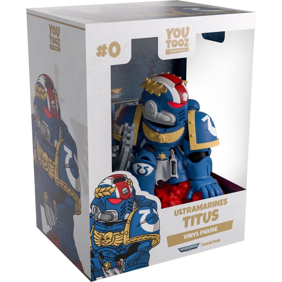 Warhammer 40k Collection Space Marine 2 Ulramarines Titus Vinyl Figure #0