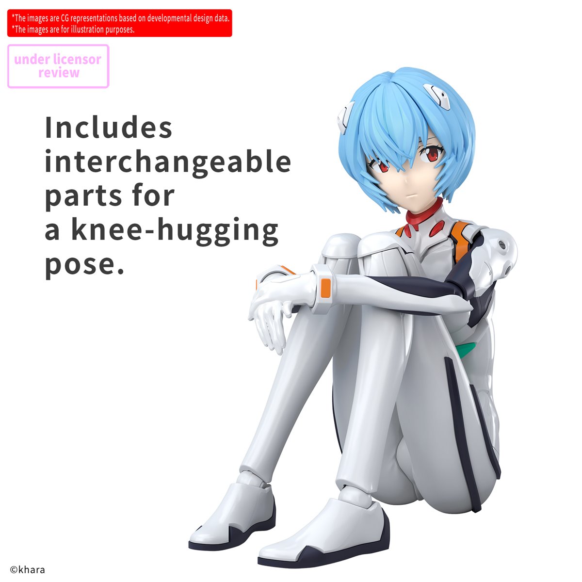 30 Minutes Preference Evangelion Rei Ayanami Plug Suit Ver. Model Kit