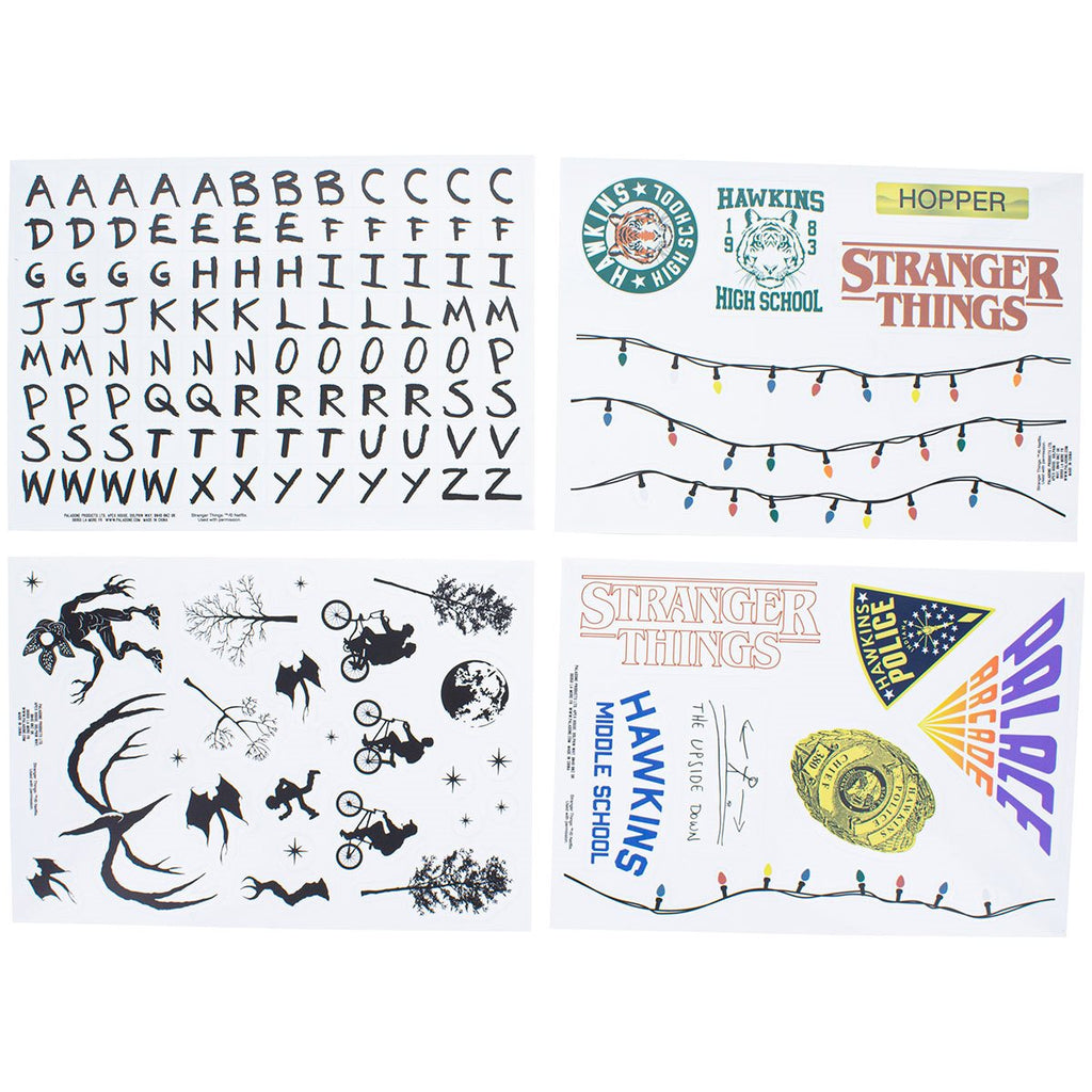 Stranger Things Gadget Decals Stickers