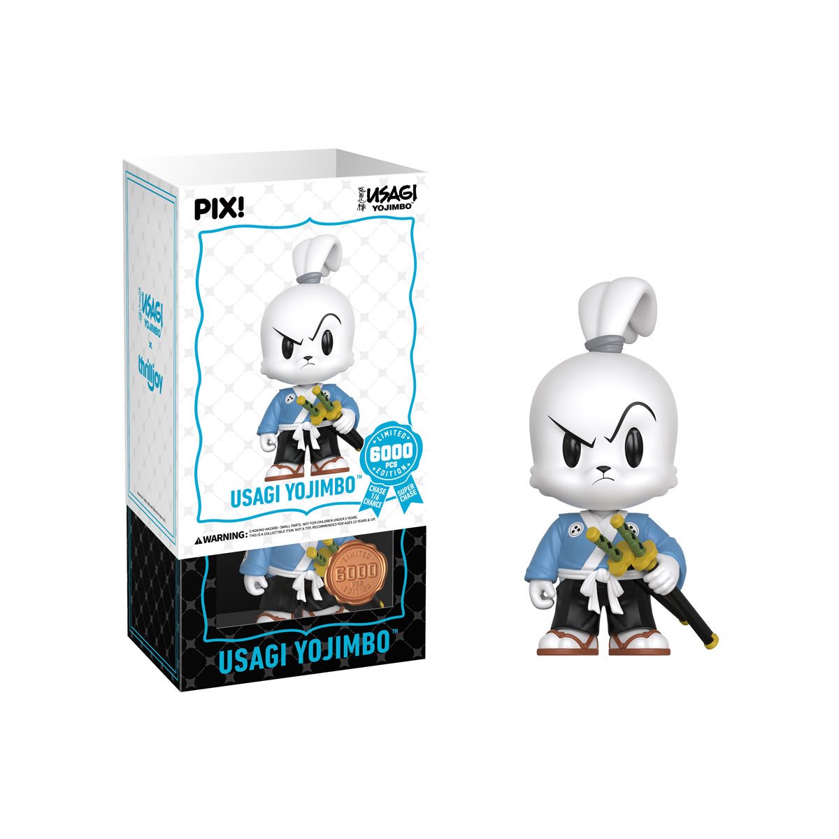 Usagi Yojimbo Usagi with Swords Pix! Vinyl Figure