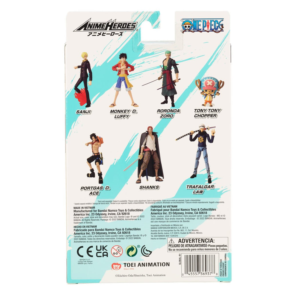 One Piece Anime Heroes Action Figure Wave 2 Case of 6