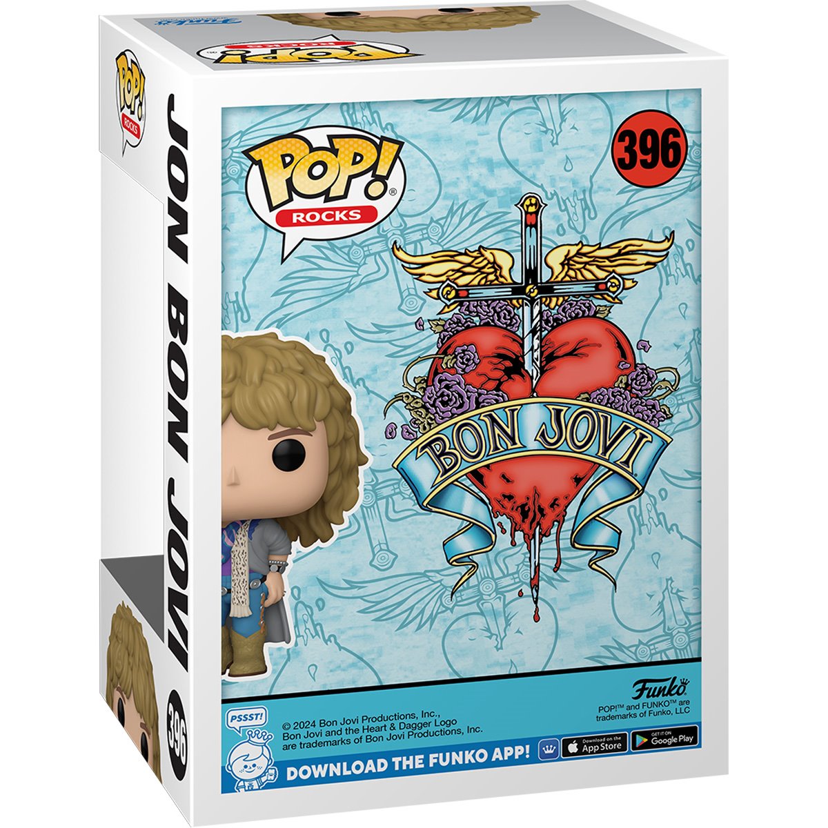 Bon Jovi 1980's Jon Bon Jovi Funko Pop! Vinyl Figure #396