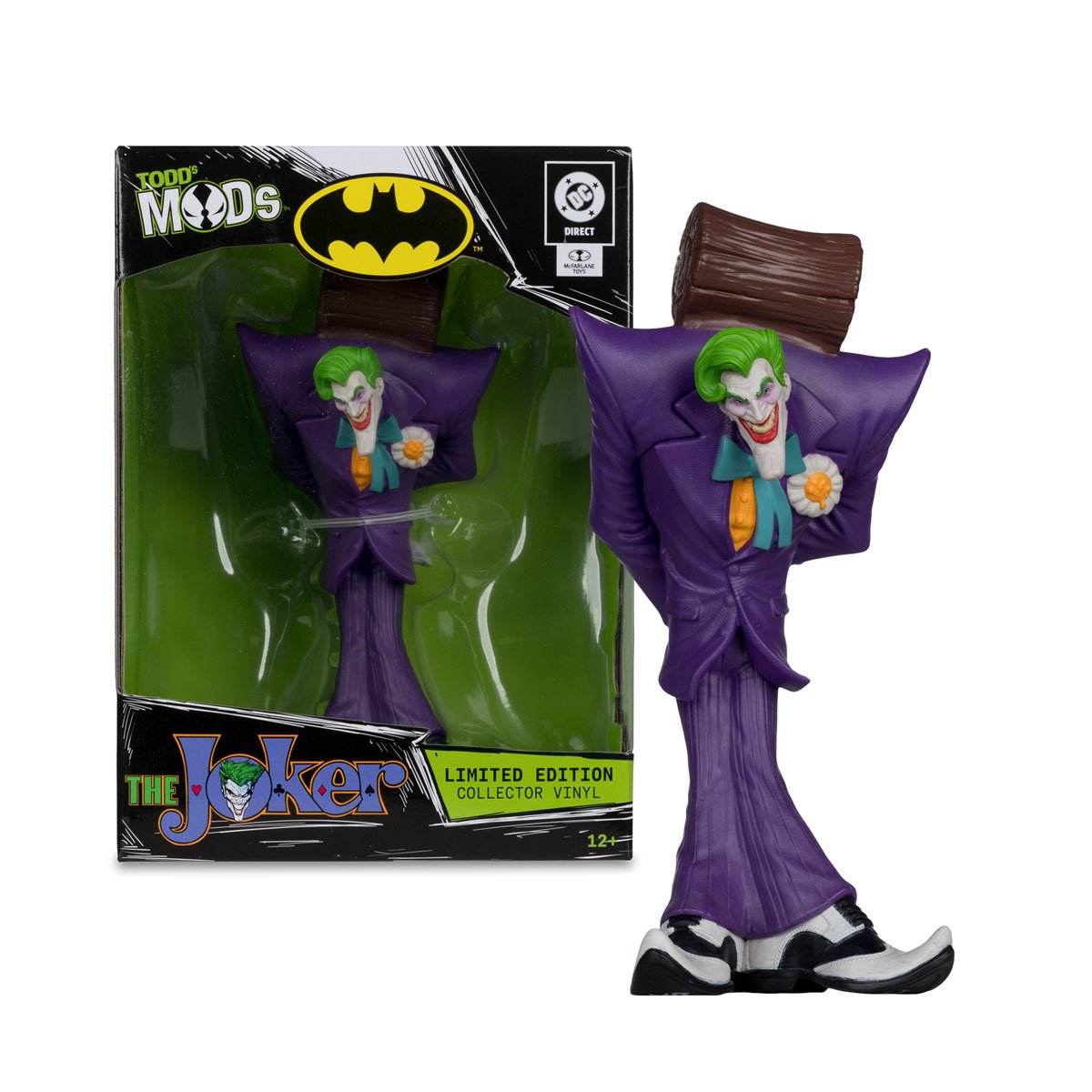 DC Direct Collector Vinyl Wave 5 The Joker Todd's Mods Limited Edition 4 1/2-Inch Scale Posed Figure