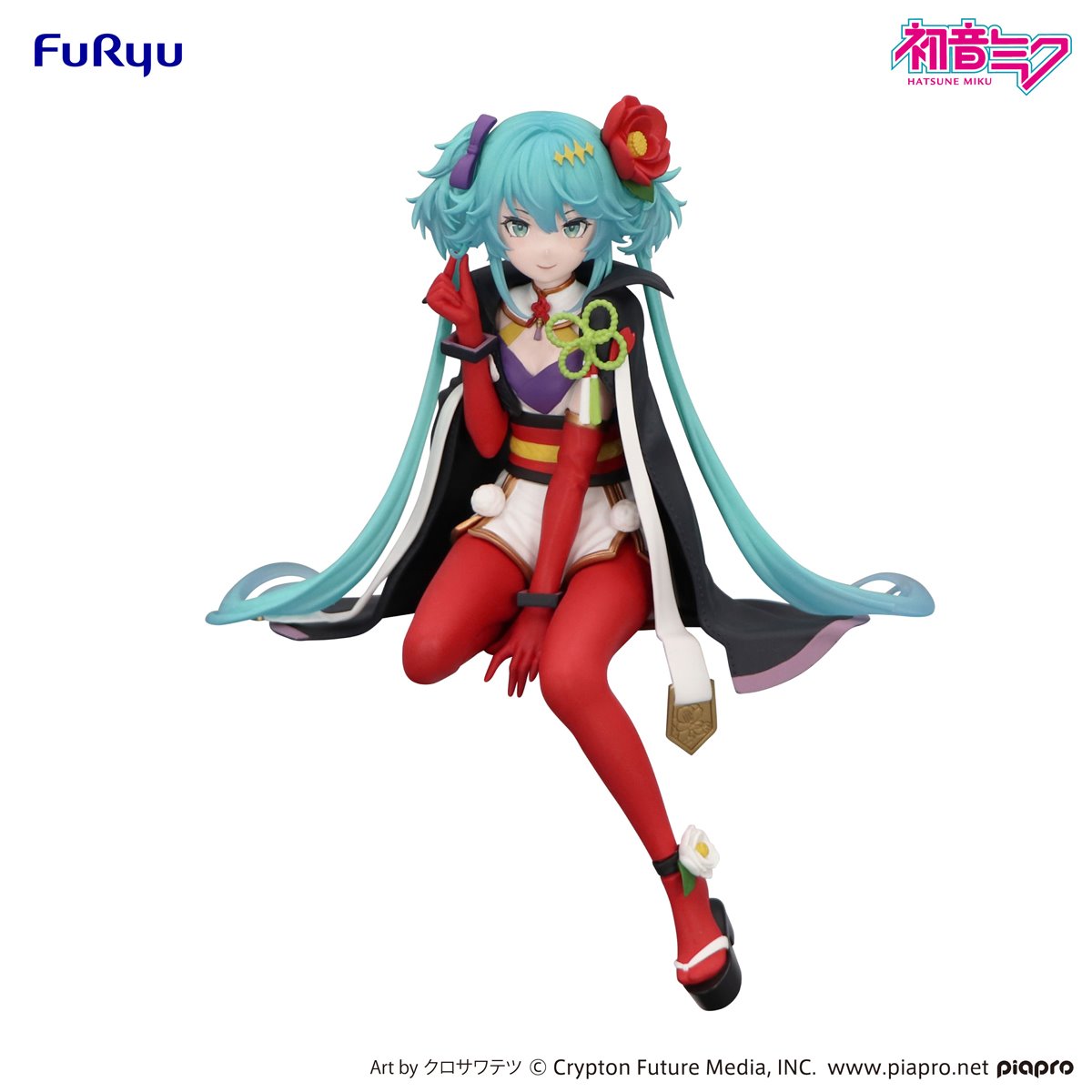 Vocaloid Hatsune Miku Flower Fairy Camellia Noodle Stopper Statue