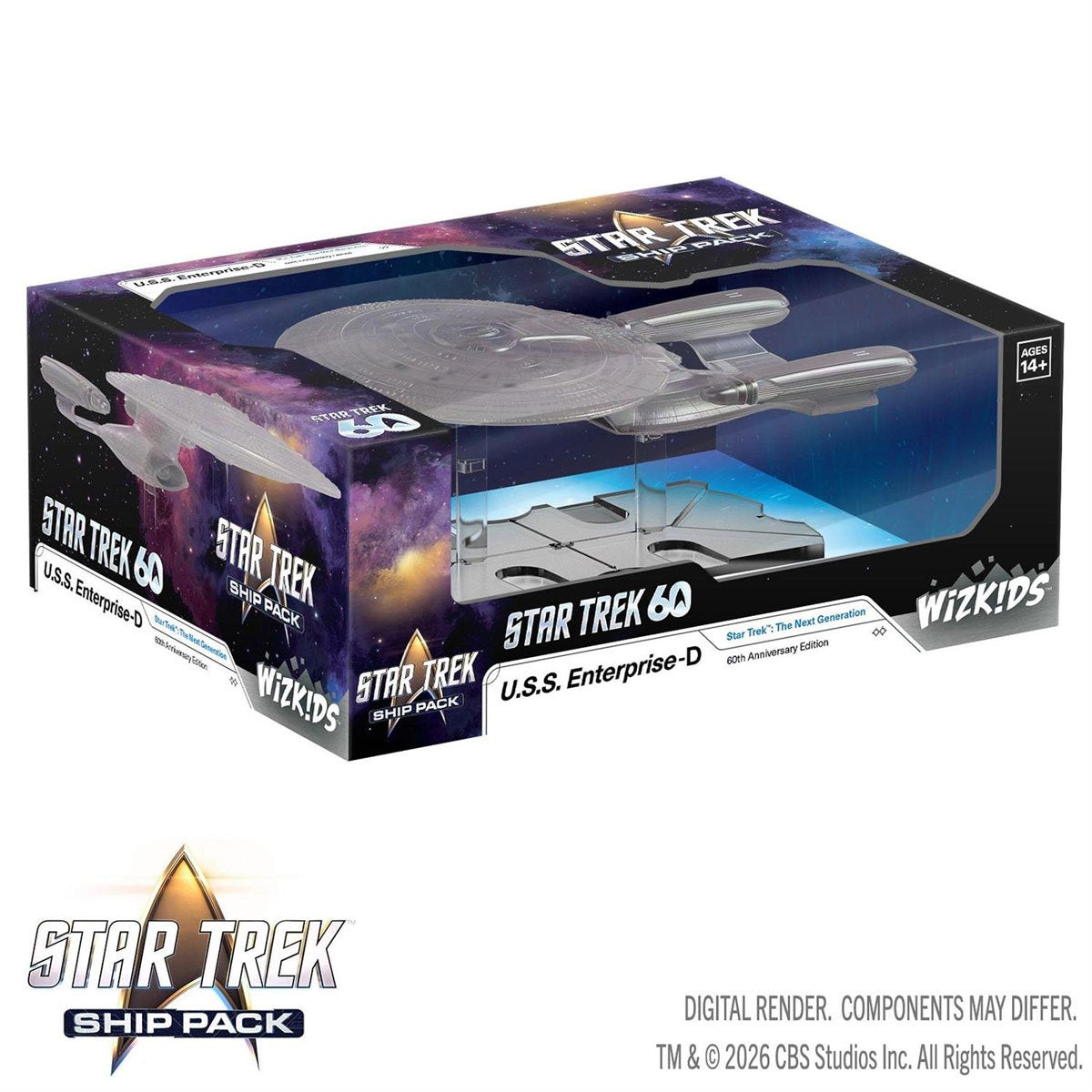 Star Trek Ship Pack: 60th Anniversary Edition U.S.S. Enterprise Mini-Figure