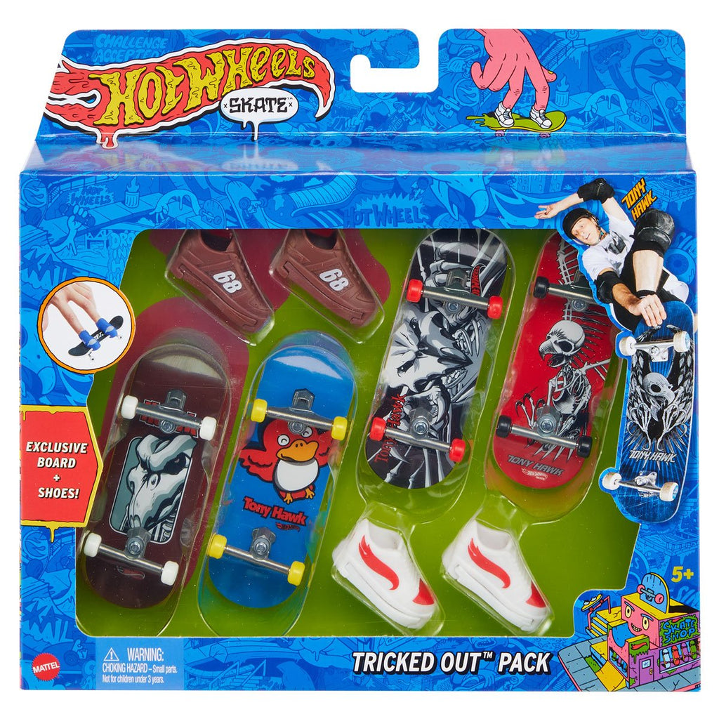 Hot Wheels Skate Fingerboard Multi-Pack Case of 4