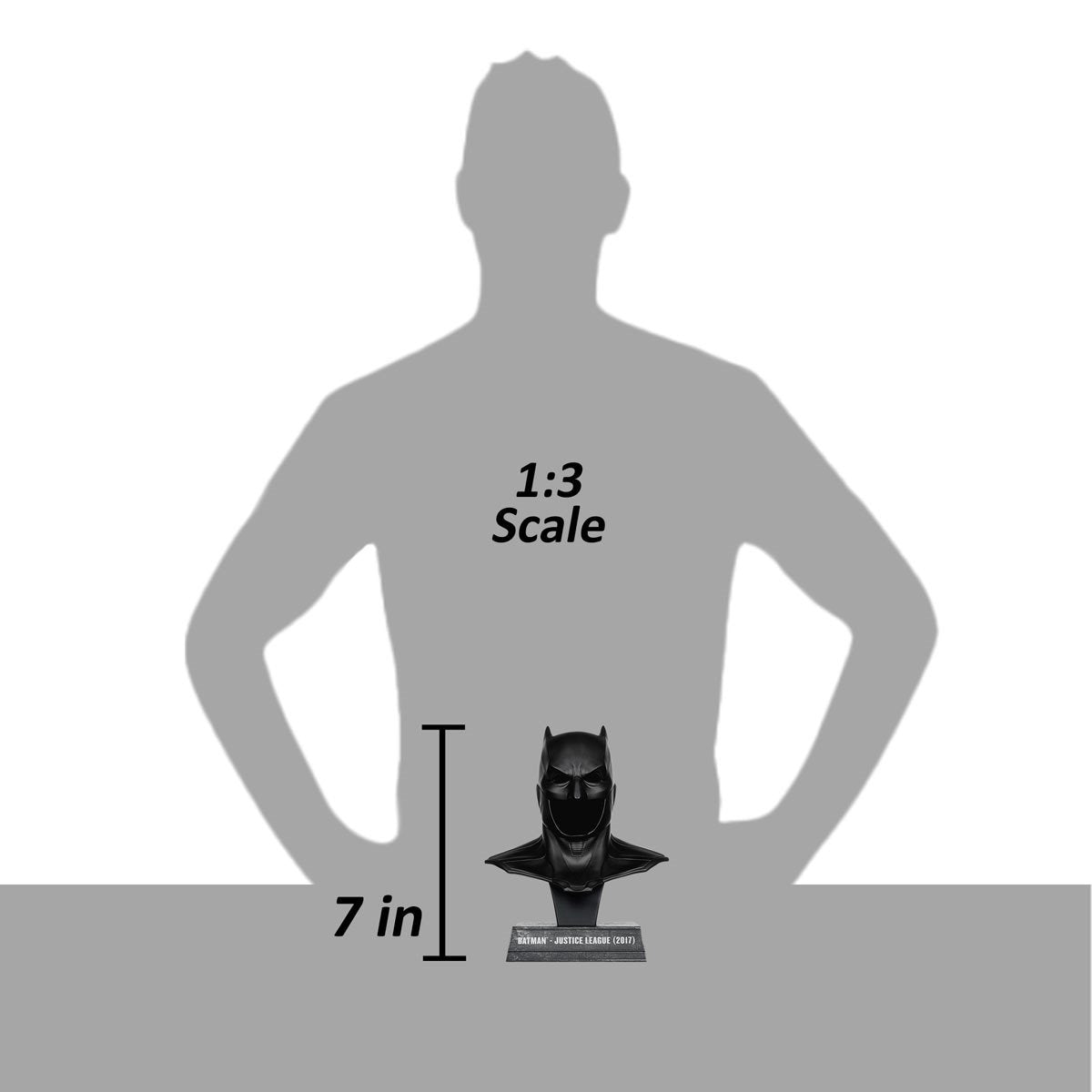 DC Direct Prop Replica Wave 3 Batman Justice League 1:3 Scale Cowl