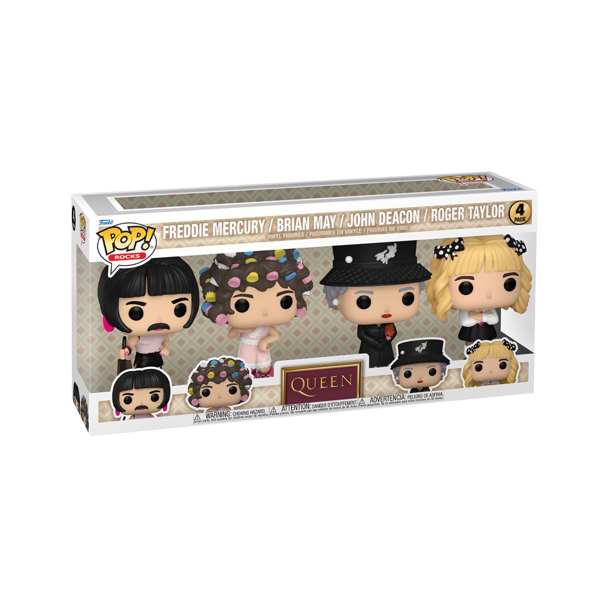 Queen I Want to Break Free Funko Pop! Vinyl Figure 4-Pack