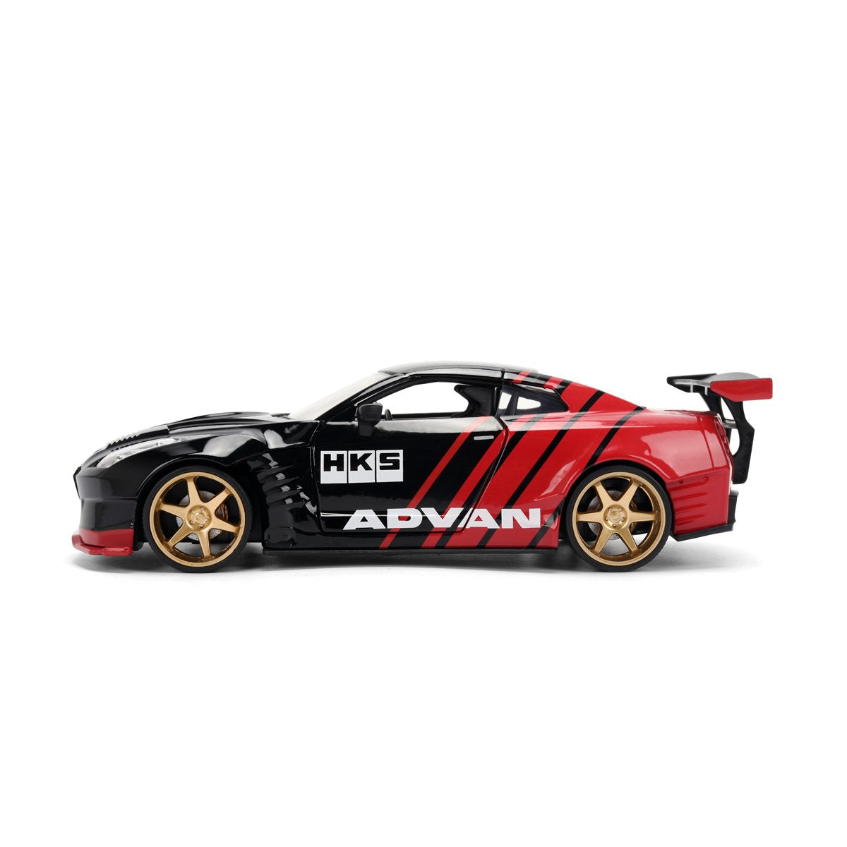 JDM Tuners 2009 Nissan GT-R R35 Ben Sopra Glossy Red 1:24 Scale Die-Cast Metal Vehicle