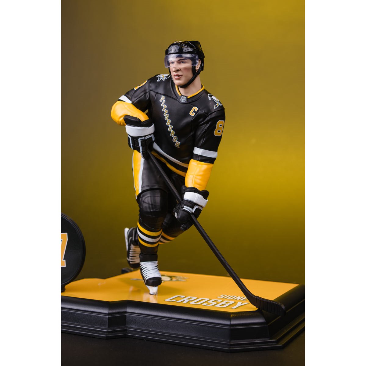 NHL SportsPicks Pittsburgh Penguins Sidney Crosby Alternate Jersey 7-Inch Posed Figure