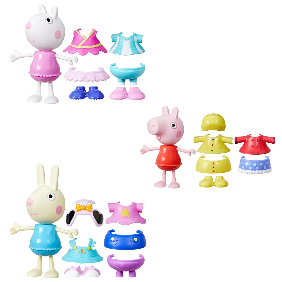 Peppa Pig and Friends Dress Up Dolls Wave 1 Case of 4