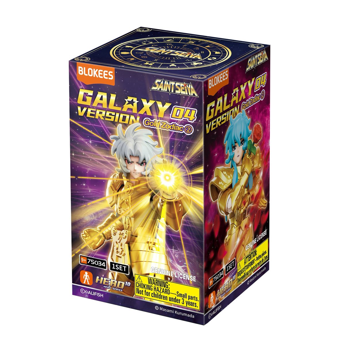 Saint Seiya Galaxy Version 4 Gold Zodiac GV04 Blokees Blind Box Model Kit Case of 9