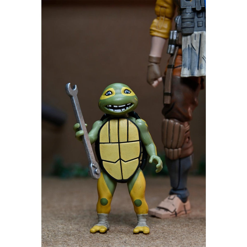 Teenage Mutant Ninja Turtles The Last Ronin The Lost Years Grammy April with Baby Yi & Moja 7-Inch Scale Action Figures