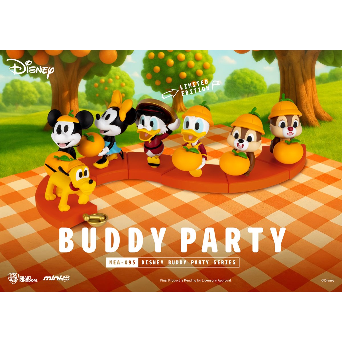 Disney Buddy Party MEA-095 Mini-Figure Blind Box Case of 6