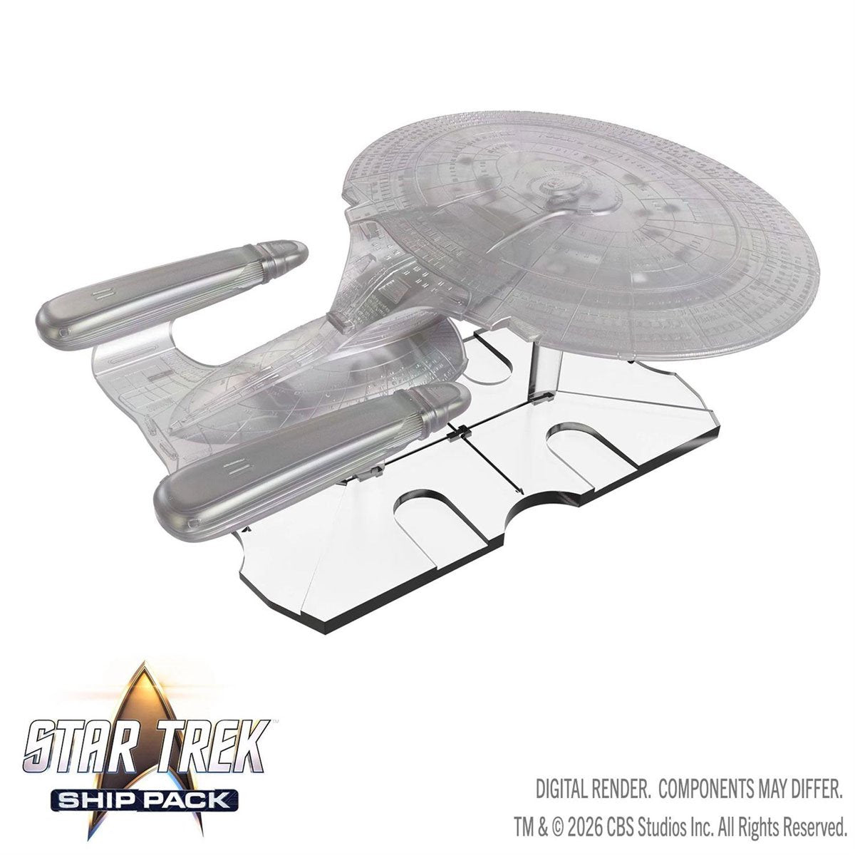 Star Trek Ship Pack: 60th Anniversary Edition U.S.S. Enterprise Mini-Figure