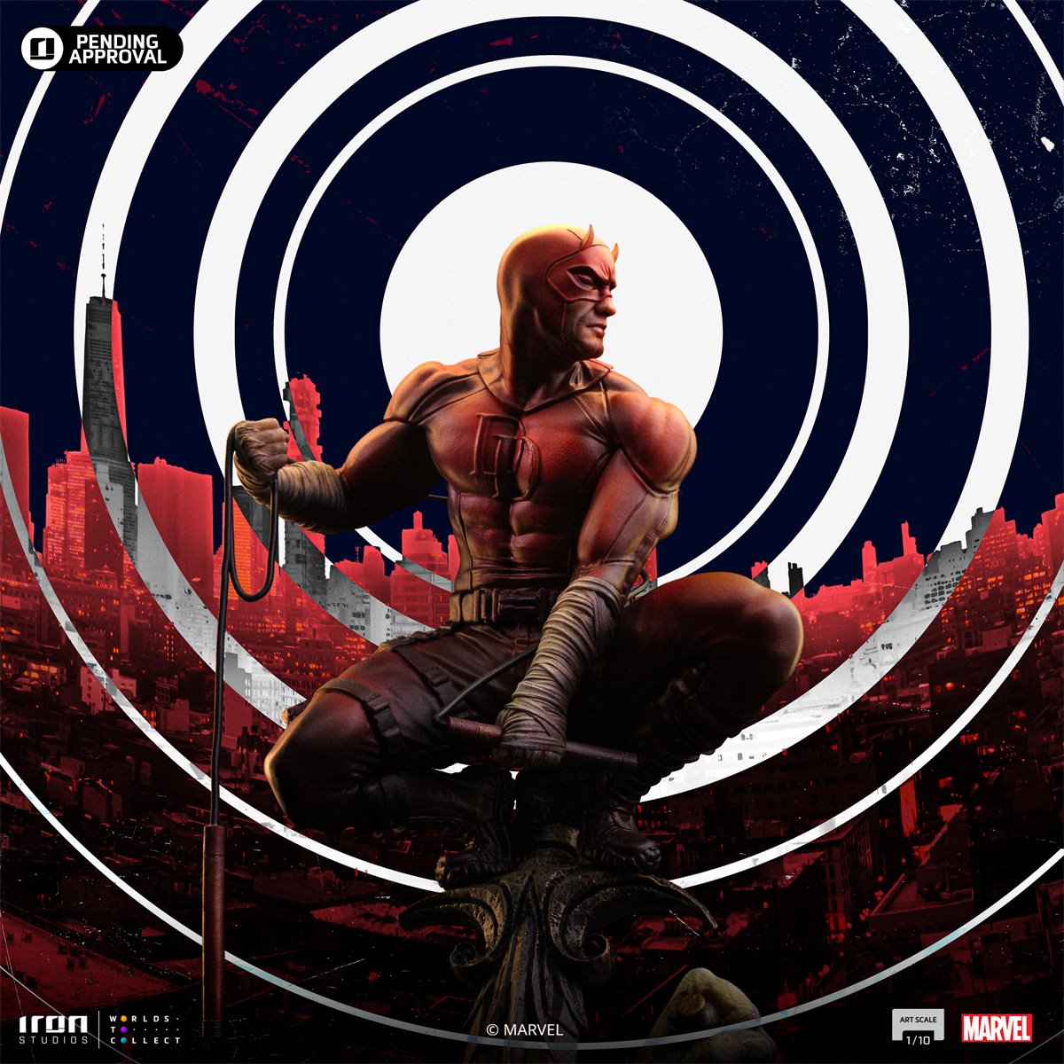 Daredevil Unleashed 1:10 Deluxe Art Scale Limited Edition Statue