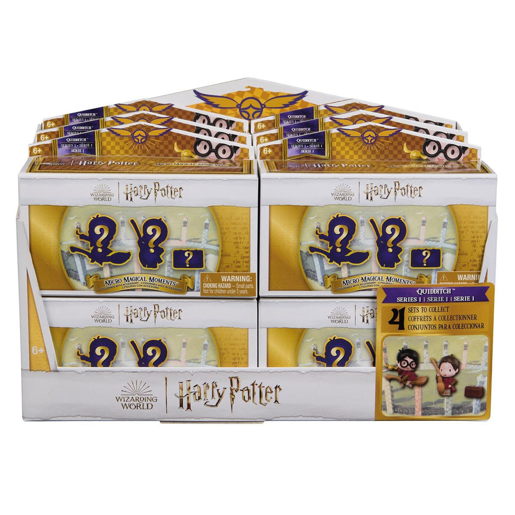 Harry Potter Quidditch Micro Magical Moments Blind Box Mini-Figure 2-Pack Case of 12