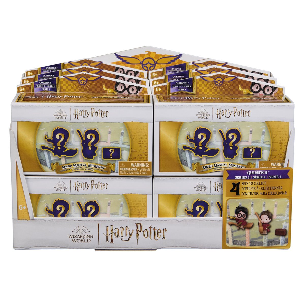 Harry Potter Quidditch Micro Magical Moments Blind Box Mini-Figure 2-Pack Case of 12