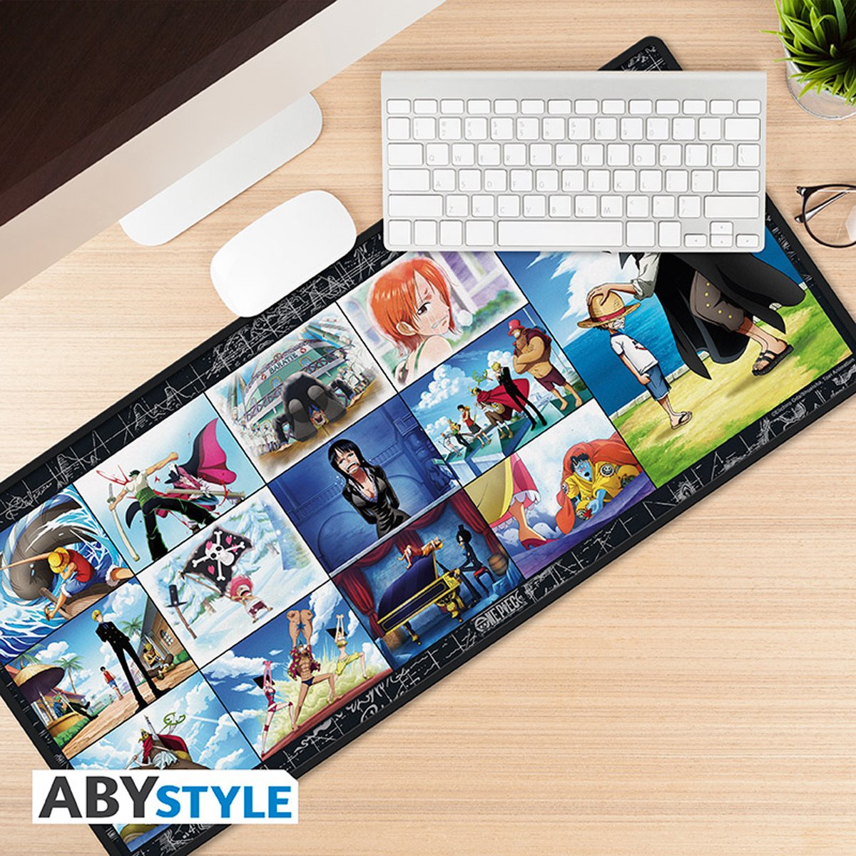 One Piece Straw Hat Crew Memories XXL Mousepad