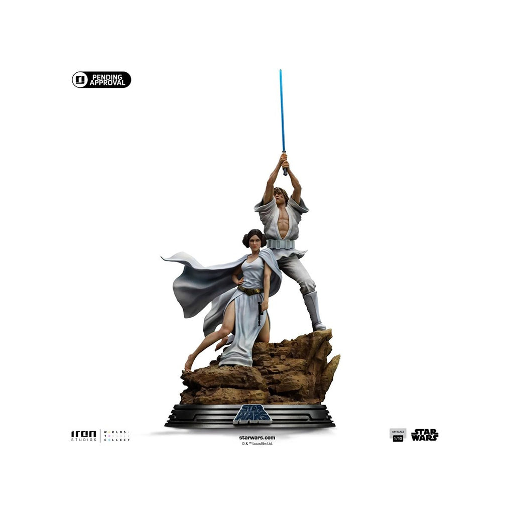 Star Wars: A New Hope Luke and Leia Deluxe 1:10 Art Scale Limited Edition Statue