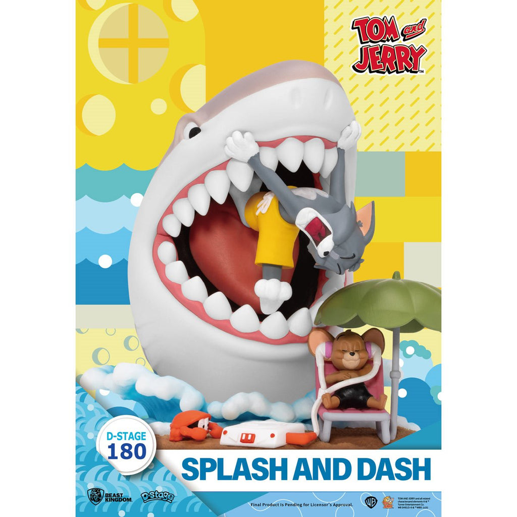 Tom and Jerry Splash and Dash DS-180 D-Stage Statue