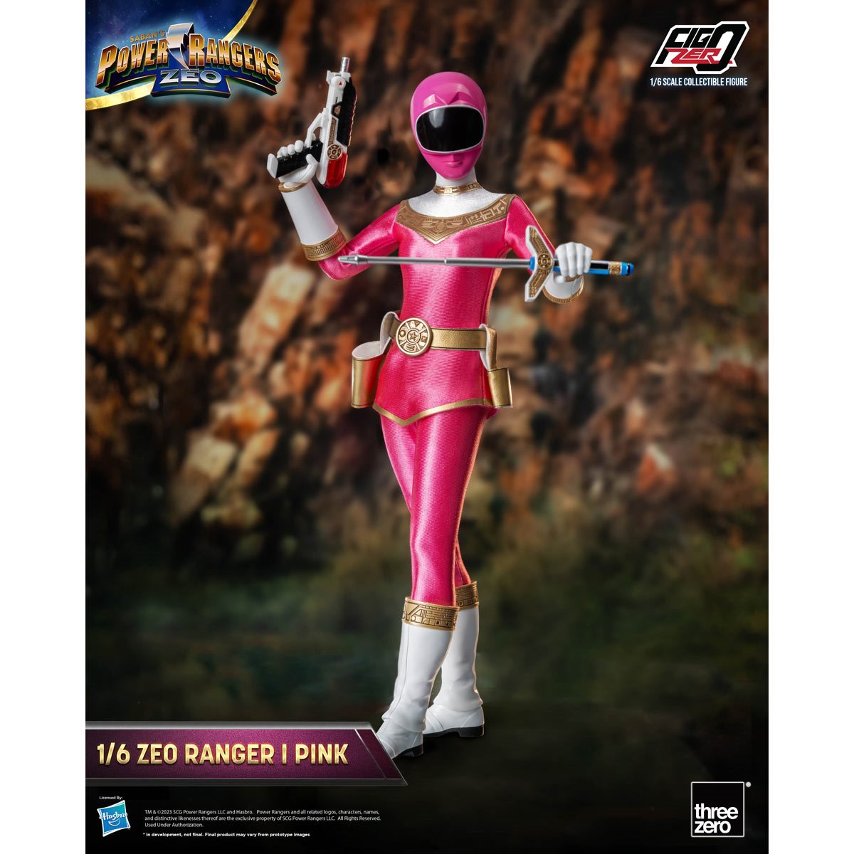 Power Rangers Zeo Pink Zeo Ranger I FigZero 1:6 Scale Action Figure