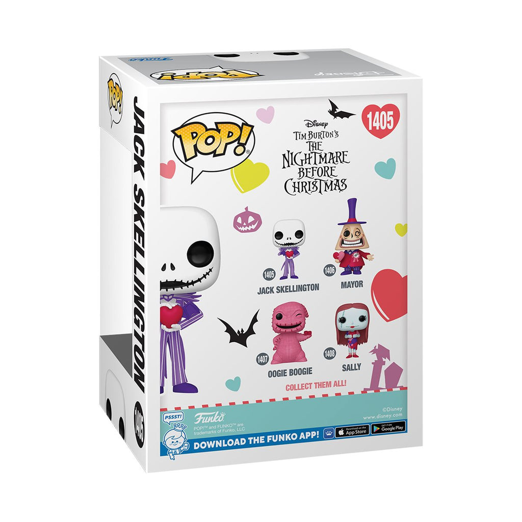 The Nightmare Before Christmas Valentines Jack Skellington Funko Pop! Vinyl Figure #1405