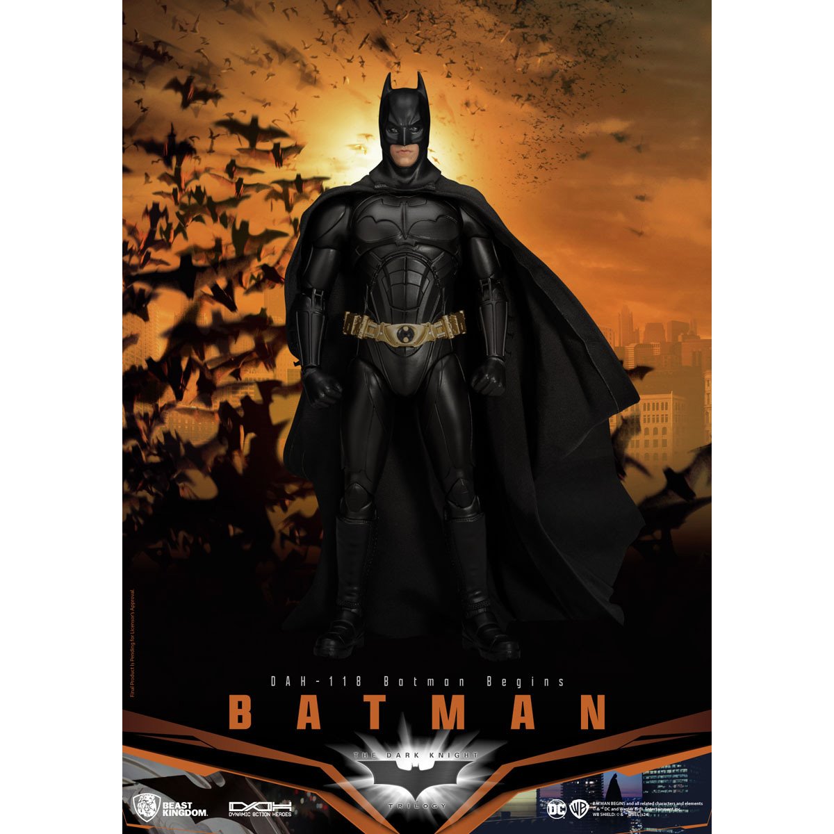 Batman Begins DAH-118 Dynamic 8-Ction Heroes Batman Action Figure