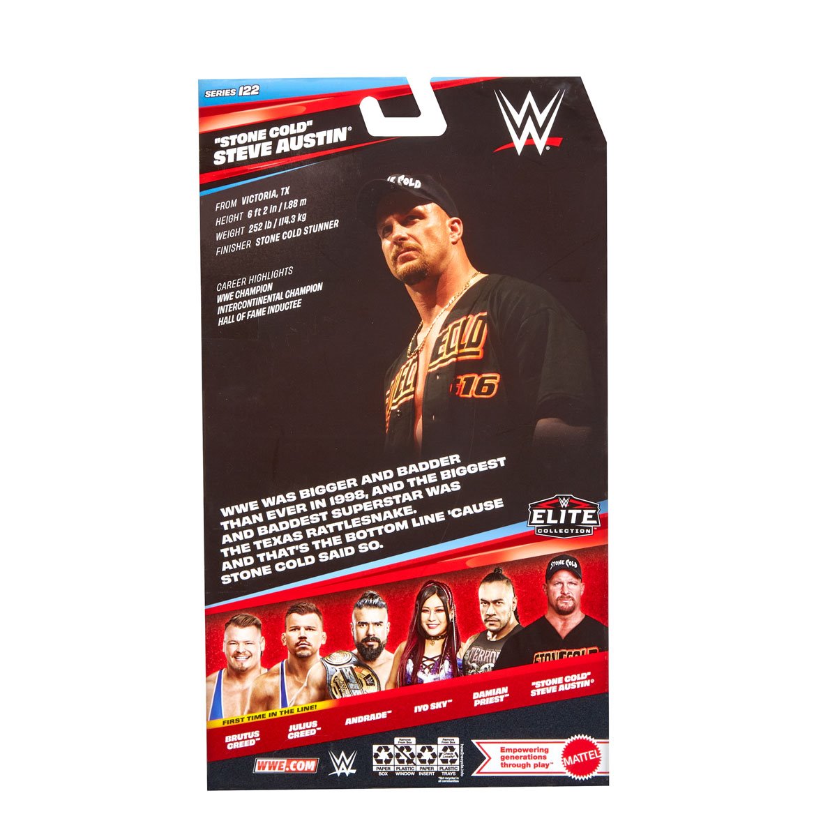 WWE Elite Collection Series 122 Action Figure Case of 8