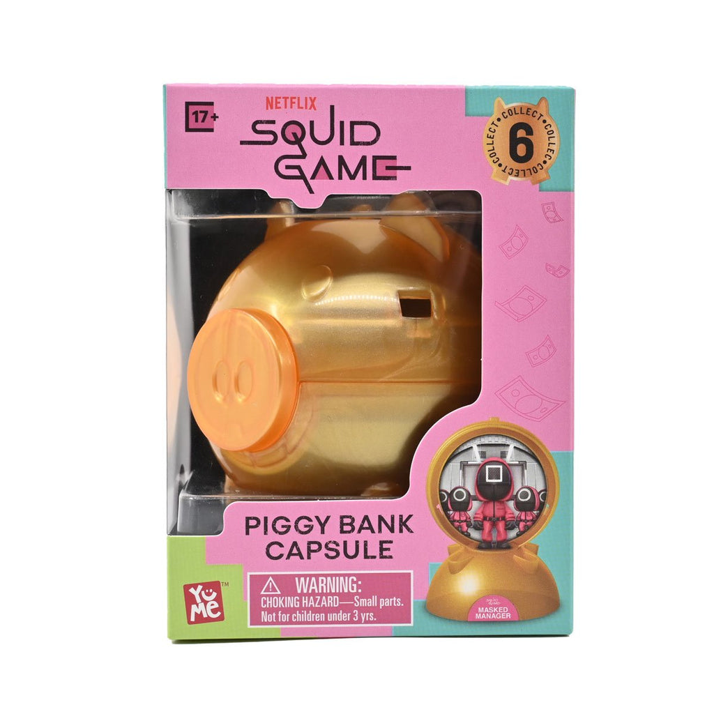 Squid Game Piggy Bank Capsule Blind-Box Mini-Figure Case of 6