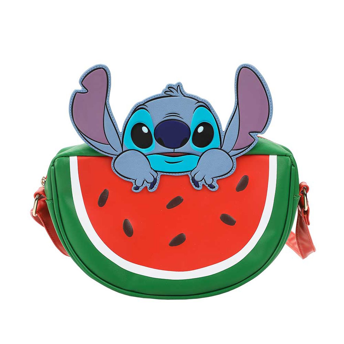 Lilo and Stitch Stitch 3D Watermelon Shaped Crossbody Bag