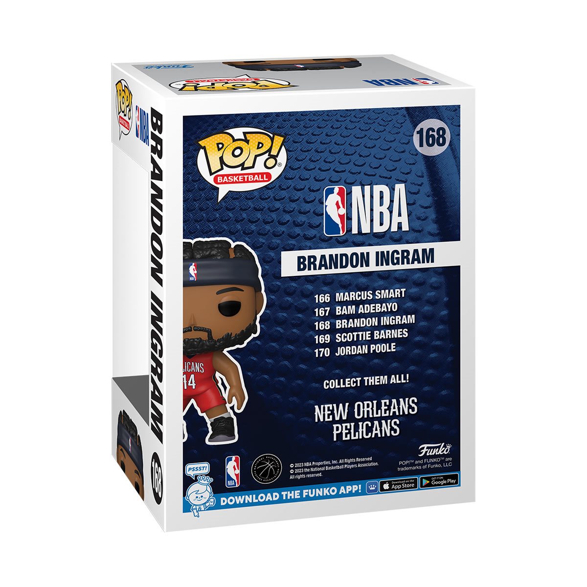 NBA New Orleans Pelicans Brandon Ingram Funko Pop! Vinyl Figure #168