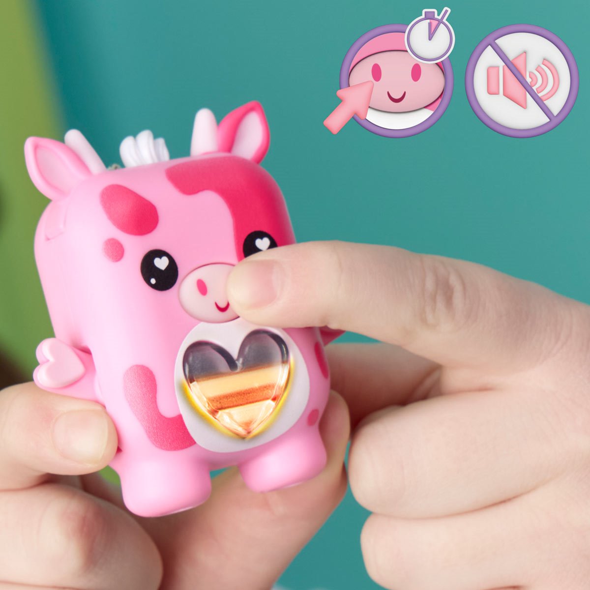 Nano-mals Mootilda the Pink Cow Electronic Pet Toy