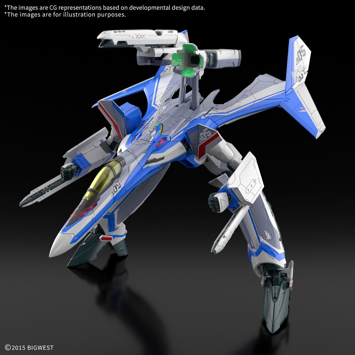 Macross VF-31J Siegfried Hayate Immelmann High Grade 1:100 Scale Model Kit
