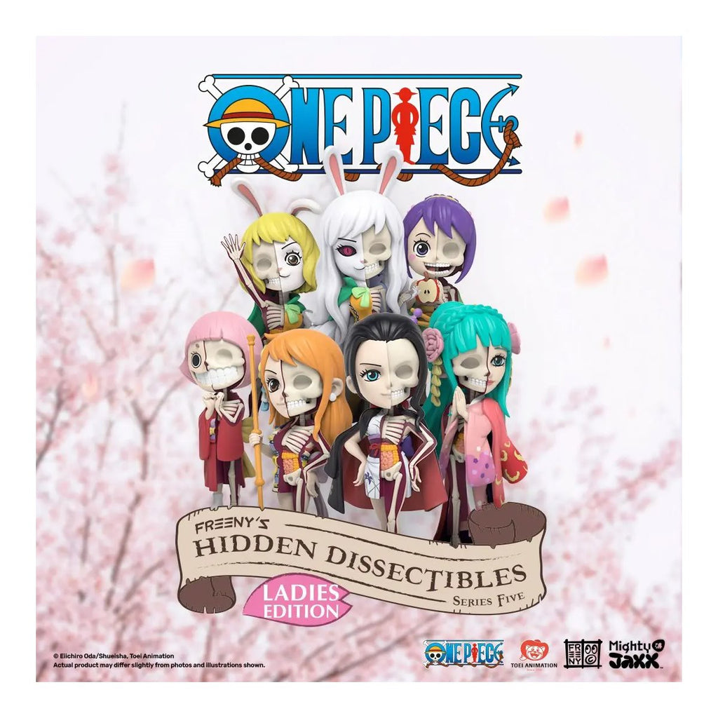 One Piece Series 5 Ladies Edition Freeny's Hidden Dissectibles Mini-Figure Display Tray of 6
