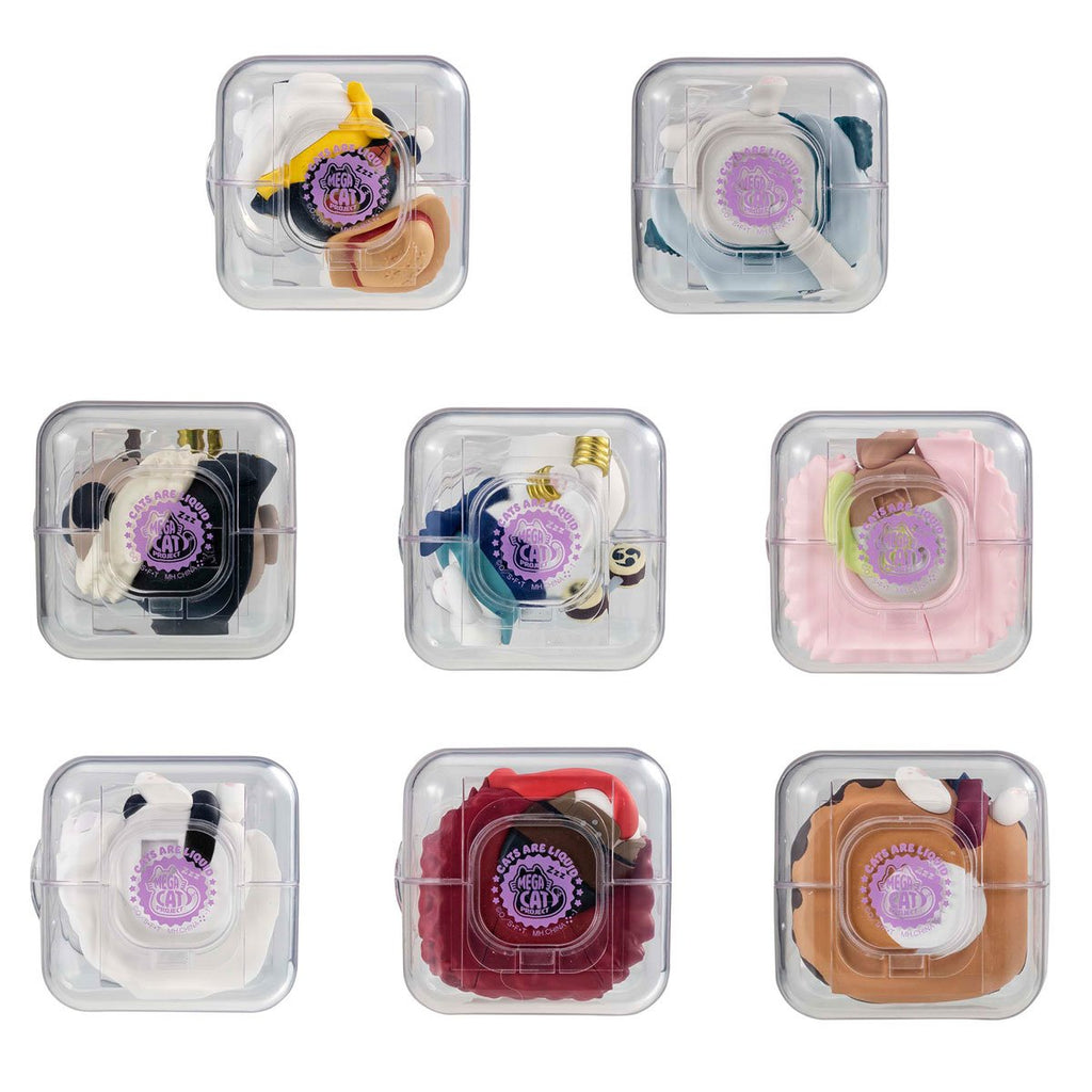 One Piece Goodnight NyanPieceNyan! Version Luffy with Rivals Mega Cat Project Mini-Figure Case of 8