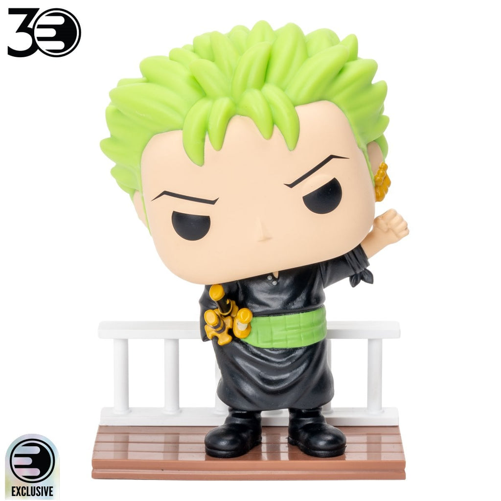 One Piece Straw Hat Pirates Roronoa Zoro Funko Pop! Vinyl Figure #2331 - Entertainment Earth Exclusive