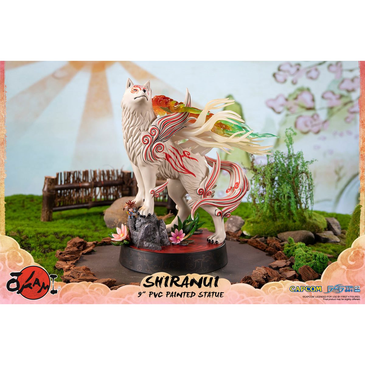 Okami: Shiranui 9-Inch  Staute - Standard Pose