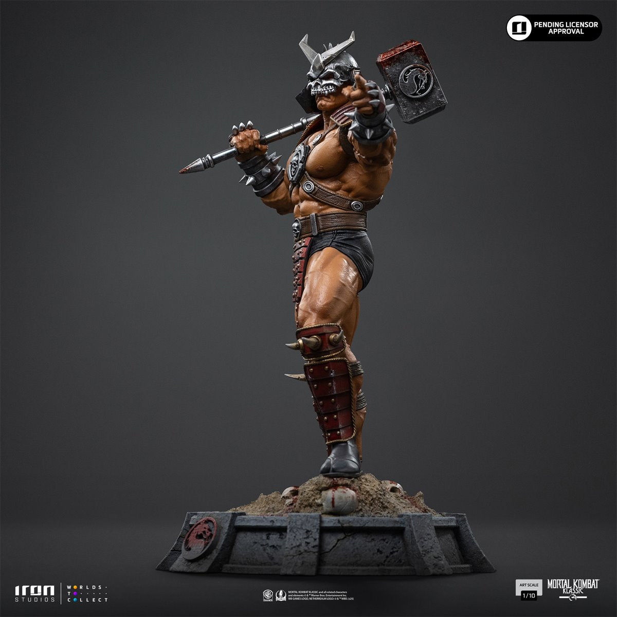 Mortal Kombat Shao Kahn Emperor of Outworld 1:10 Art Scale Limited Edition Statue
